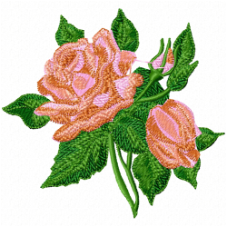 Flowers And Tree Embroidery Design 3 Flowers And Tree Embroidery Design 3
